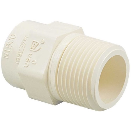 1-1/4 in. CPVC CTS Slip x MIPT Adapter Fitting -  NIBCO, I4704114